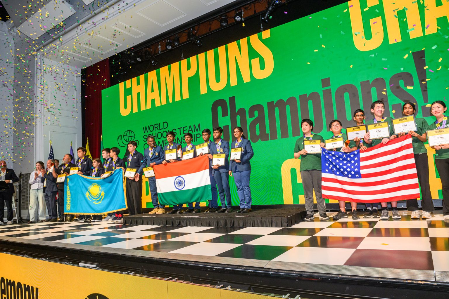 64 Squares members win bronze at World School Team Championships! banner